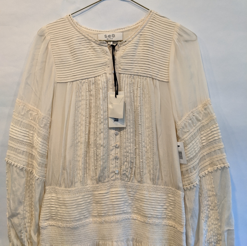 Sea New York cream dress size 2 BNWT - Picture 4 of 11